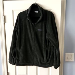 EUC Colombia grey fleece jacket XXL